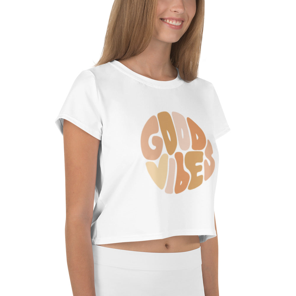 SHE REBEL - Good Vibes Crop Top